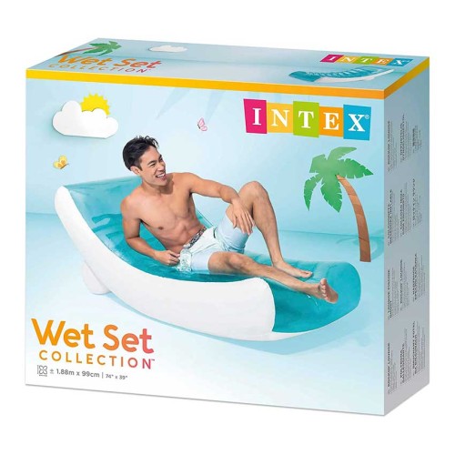 Шезлонг-кресло для плавания Intex Splash Lounge 56874 199х99см
