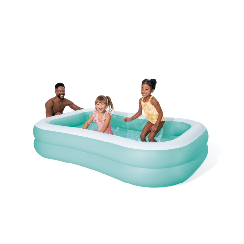 Семейный надувной бассейн Intex 229х147х46 см (57181NP) - голубой