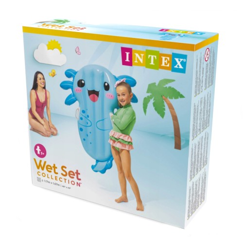 Надувной матрас-плот для плавания Аксолотль Intex 58159 