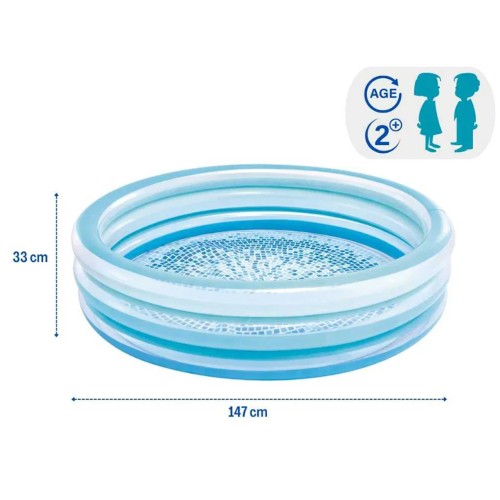 Надувной детский бассейн INTEX «Blue Bliss Splash Pool» 147x33 см 58467 Надувной детский бассейн INTEX «Blue Bliss Splash Pool» 147x33 см 58467