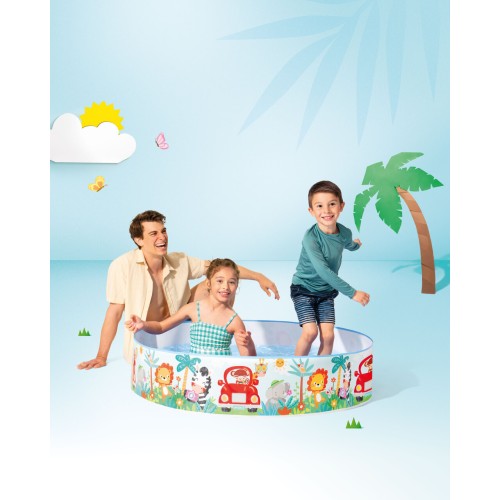 Бассейн детский складной 122х25 см (58477) Бассейн детский складной 122х25 см (58477)