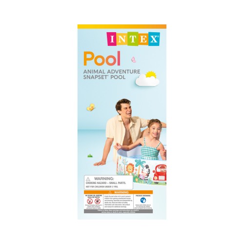 Бассейн детский складной 122х25 см (58477) Бассейн детский складной 122х25 см (58477)