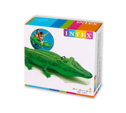 Надувная игрушка-наездник Intex Крокодильчик 168х86 см (58546NP) 3+