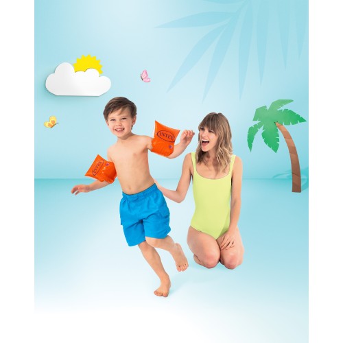 Нарукавники надувные Intex Deluxe 23x15 см (58642NP) 3-6 лет Нарукавники надувные Intex Deluxe 23x15 см (58642NP) 3-6 лет
