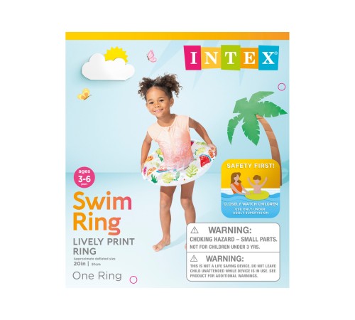Надувной круг Intex 59230 «Фрукты» (51 см, 3-6 лет) Надувной круг Intex 59230 «Фрукты» (51 см, 3-6 лет)