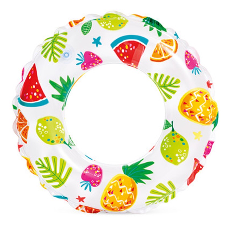 Надувной круг Lively Print 51 см Фрукты Intex 59230 3-6 лет 59230-2 купить в Минске - интернет-магазин Ugolok.by