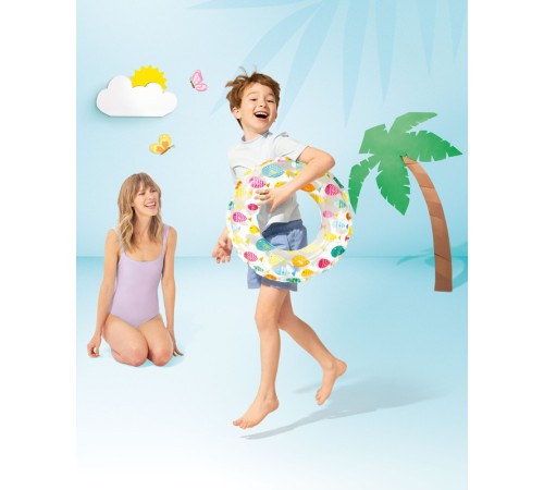Надувной круг Intex 59230 «Рыбки» (51 см, 3-6 лет) Надувной круг Intex 59230 «Рыбки» (51 см, 3-6 лет)