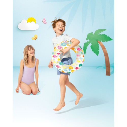 Надувной круг Intex 59230 «Рыбки» (51 см, 3-6 лет)
