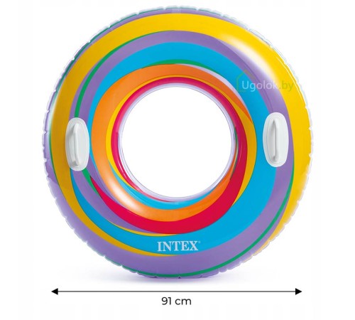 Круг надувной Intex Яркие звёзды 91 см (59256NP)