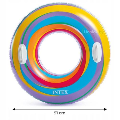 Круг надувной Intex Яркие звёзды 91 см (59256NP)