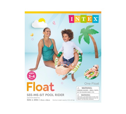Круг с трусиками Intex «Ленивец» 59570 (3-4 года) Круг с трусиками Intex «Ленивец» 59570 (3-4 года)