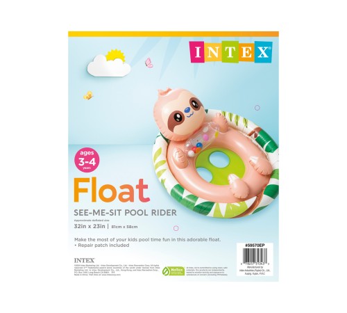 Круг с трусиками Intex «Ленивец» 59570 (3-4 года) Круг с трусиками Intex «Ленивец» 59570 (3-4 года)