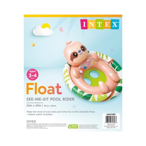 Круг с трусиками Intex «Ленивец» 59570 (3-4 года) Круг с трусиками Intex «Ленивец» 59570 (3-4 года)