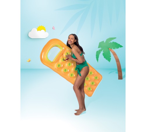 Матрас надувной Intex Suntanner 188x71 см (59895NP) оранжевый