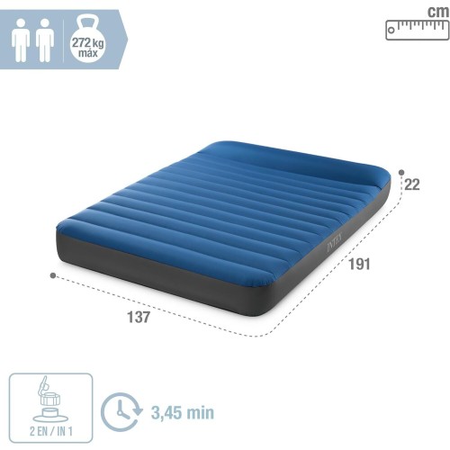 64012 Матрас надувной Truaire Outdoor Camping 137х191х22см с USB насосом