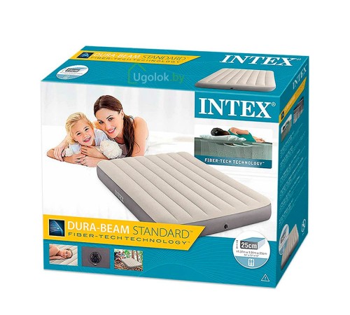 Матрас надувной Intex Deluxe Single-High, 191*137*25 см (64102)