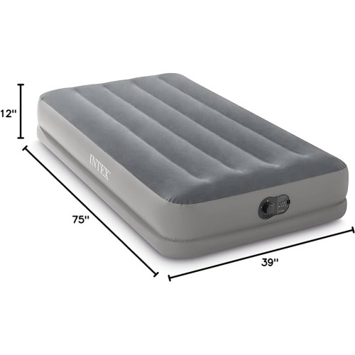 Надувная кровать Intex Dura-Beam Prestige Mid-Rise Twin (191×99×30) 64112