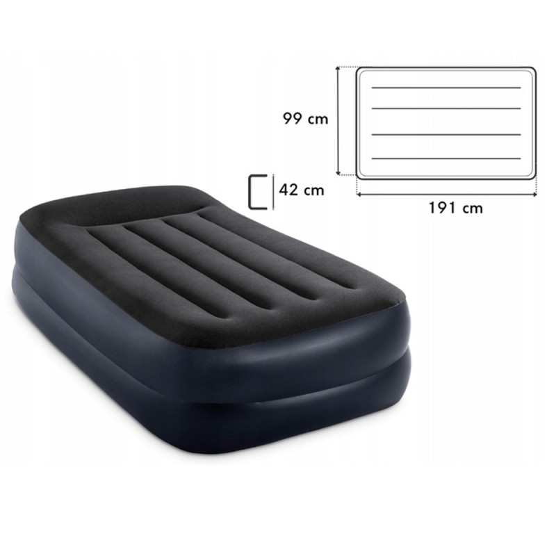 64122 Надувной матрас Pillow Rest Raised 191x99x42 см 64122 - фото 3 | Ugolok.by