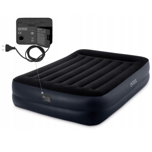 Кровать самонадувная с подголовником Intex Pillow Rest, 203*152*42 см (64124) Кровать самонадувная с подголовником Intex Pillow Rest, 203*152*42 см (64124)
