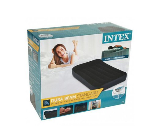 Матрас самонадувной с подголовником Intex Pillow Rest Classic, 191*99*25 см (64146)