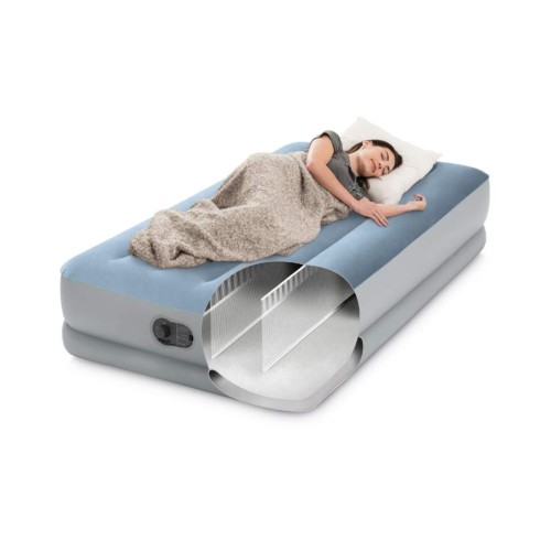 64157 Матрас-кровать надувная Mid-Rise Comfort со встроенным USB-насосом 99х191х36см до 136кг
