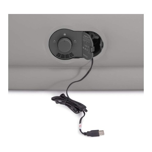 64159 Матрас-кровать надувная Mid-Rise Comfort со встроенным USB-насосом 152х206х36см до 273кг
