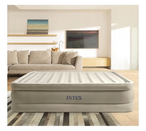 Кровать самонадувная Intex Ultra Plush, 203*152*46 см (64428)