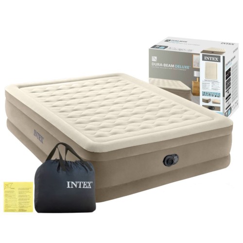 Кровать самонадувная Intex Ultra Plush, 203*152*46 см (64428)