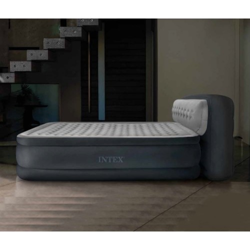Надувная кровать Ultra Plush Headboard 236x152x86 см (64448)