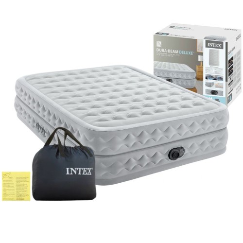 Надувная кровать Intex 64490 Supreme Air-Flow 203x152x51 см - двуспальная
