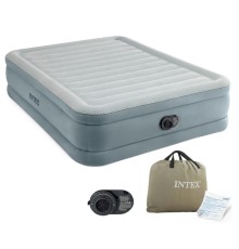 Надувная кровать Intex 64824 152х203х46см Premium Comfort встр.нас. 220В, до 272кг