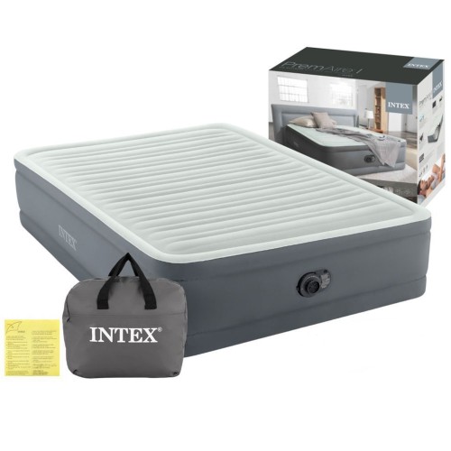 Кровать самонадувная Intex PremAire I 203х152х46 см (64906)