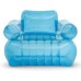 Надувное прозрачное кресло Intex 66503 голубое 109х107х79 см