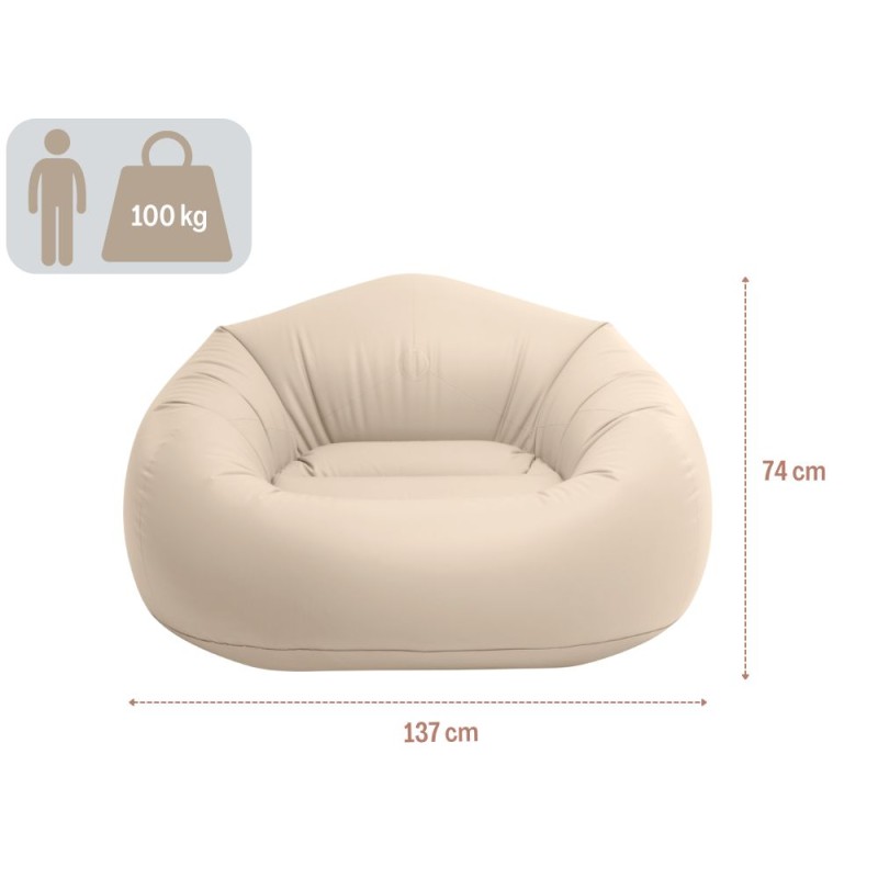 Надувное кресло BEANLESS BAG Intex 66505NP 66505NP - фото 2 | Ugolok.by