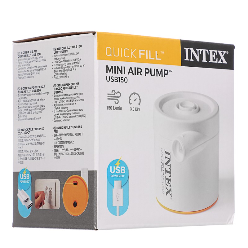Насос электрический 5V 2A, USB150 Intex 66616 66616 - фото 6 | Ugolok.by
