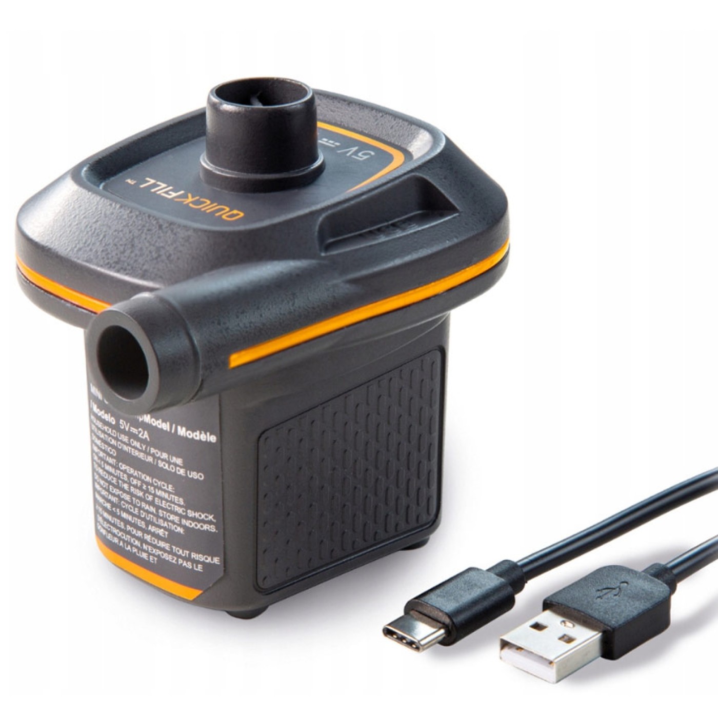 Насос электрический USB Intex Quick Fill 5V DC/2A 12В/220В (66635 ...