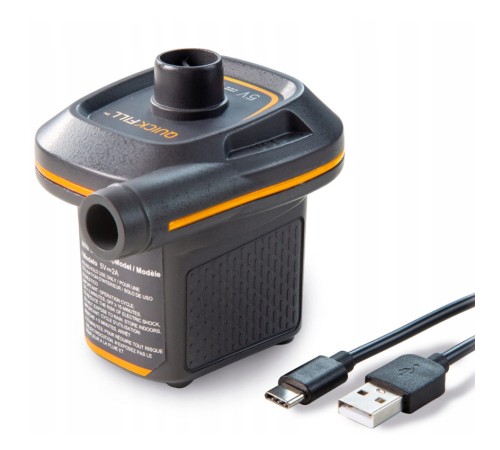 Насос электрический USB Intex Quick Fill 5V DC/2A 12В/220В (66635)