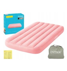 Надувной детский матрас-кровать розовый 157x88x18 см Intex 66803NP Cozy Kidz