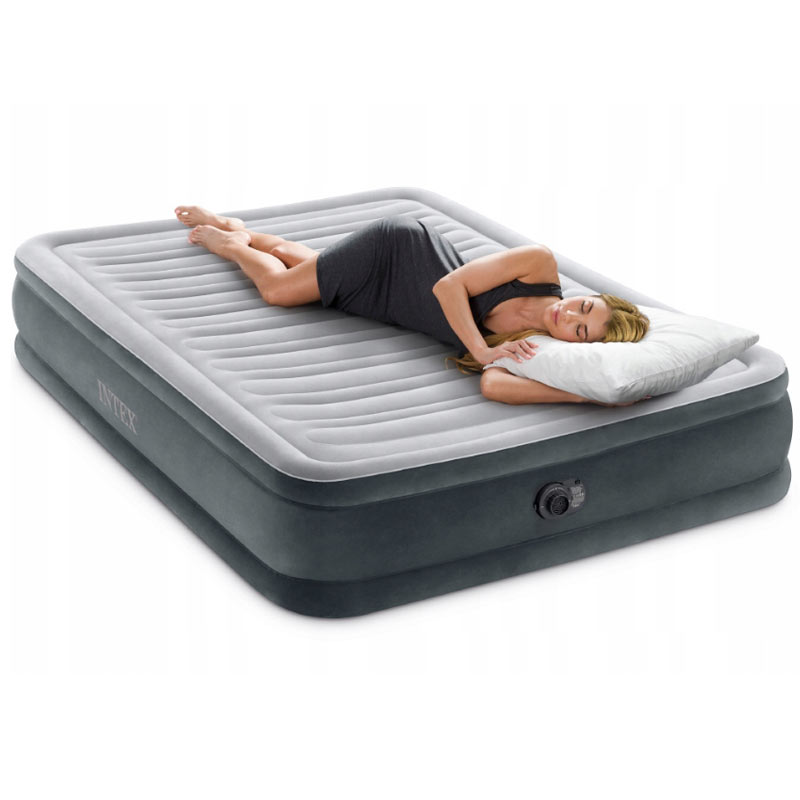 Кровать самонадувная Intex Comfort-Plush, 191*137*33 см (67768)