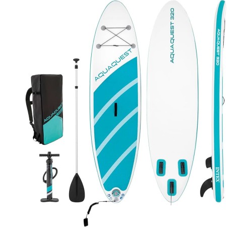 Сапборд Intex Aqua Quest 320x81x15 см (до 150 кг) Сапборд Intex Aqua Quest 320x81x15 см (до 150 кг)