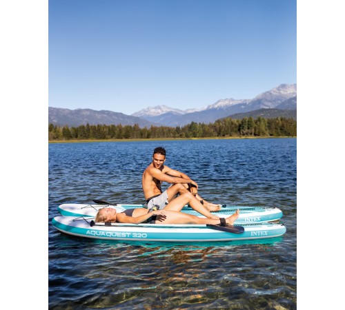 Сапборд Intex Aqua Quest 320x81x15 см (до 150 кг) Сапборд Intex Aqua Quest 320x81x15 см (до 150 кг)
