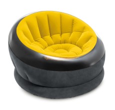 Надувное кресло Empire Chair Intex 68582 112х109х69 см (желтый)