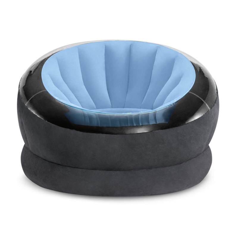Надувное кресло Empire Chair Intex 68582 112х109х69 см (синий) 68582 - фото 2 | Ugolok.by