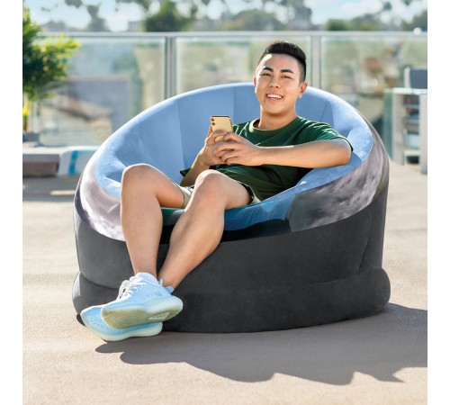 Надувное кресло Empire Chair Intex 68582 112х109х69 см (синий) Надувное кресло Empire Chair Intex 68582 112х109х69 см (синий)