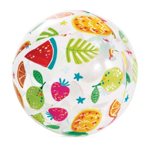 Мяч пляжный Intex Lively Print 51 см тропики (59040)