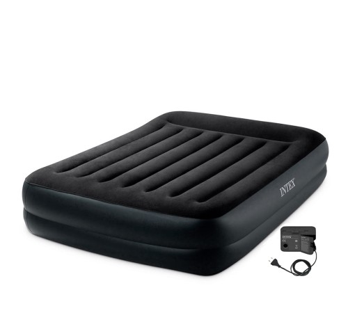 Кровать самонадувная с подголовником Intex Pillow Rest, 203*152*42 см (64124) Кровать самонадувная с подголовником Intex Pillow Rest, 203*152*42 см (64124)