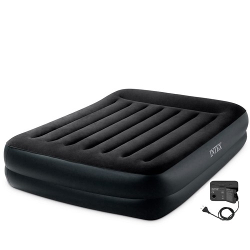Кровать самонадувная с подголовником Intex Pillow Rest, 203*152*42 см (64124) Кровать самонадувная с подголовником Intex Pillow Rest, 203*152*42 см (64124)