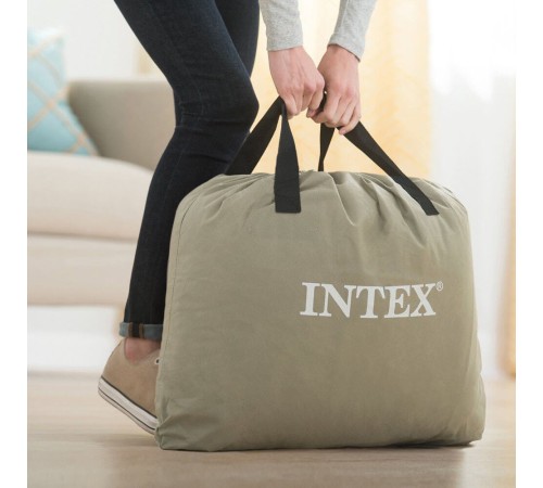 Матрас самонадувной с подголовником Intex Pillow Rest Classic, 191*137*25 см (64148NP)