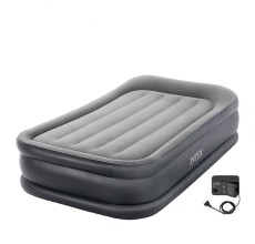 Кровать самонадувная с подголовником Intex Deluxe Pillow Rest, 191*99*42 см (64132NP)