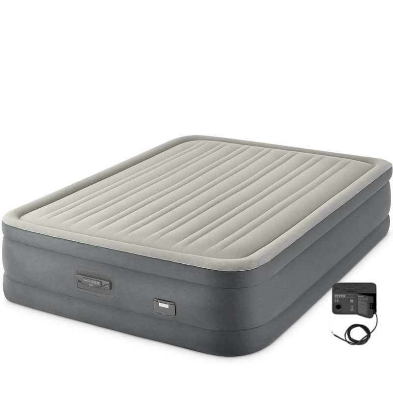 Кровать самонадувная с USB-портом Intex Dream Support, 203*152*46 см (64770)